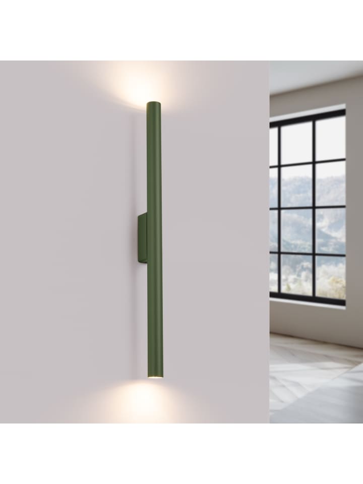 Nice Lamps Wandleuchte FIDEUS 2 olivgrün H 50 cm günstig kaufen onesize