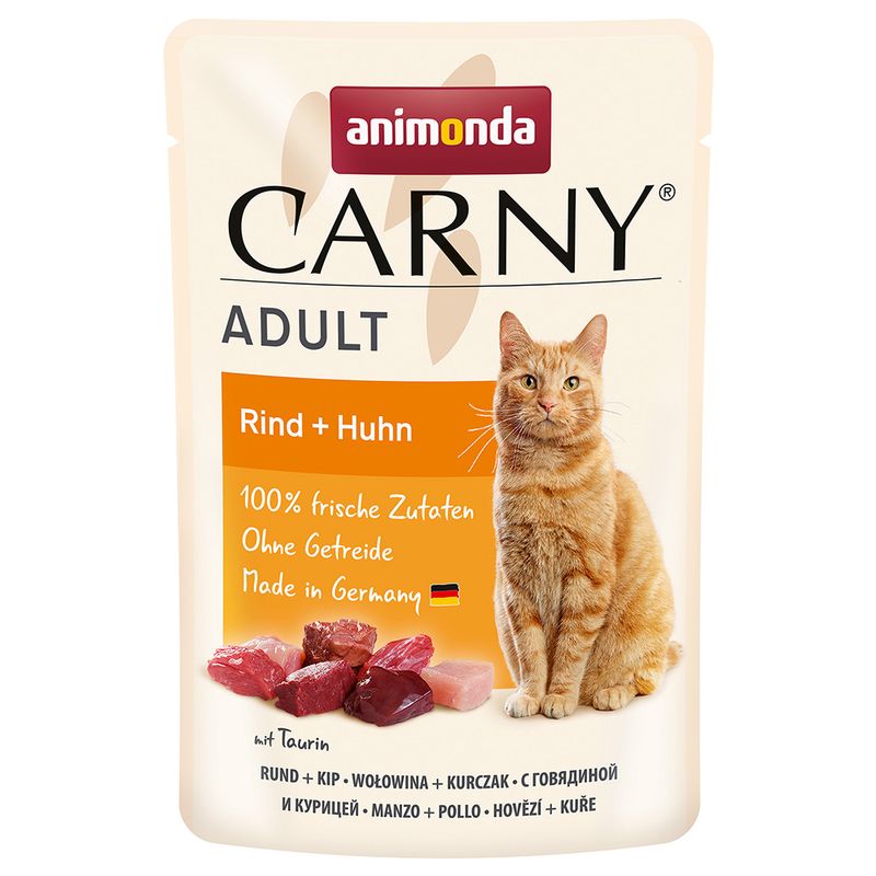 Probierpaket animonda Carny Pouch 8 x 85 g