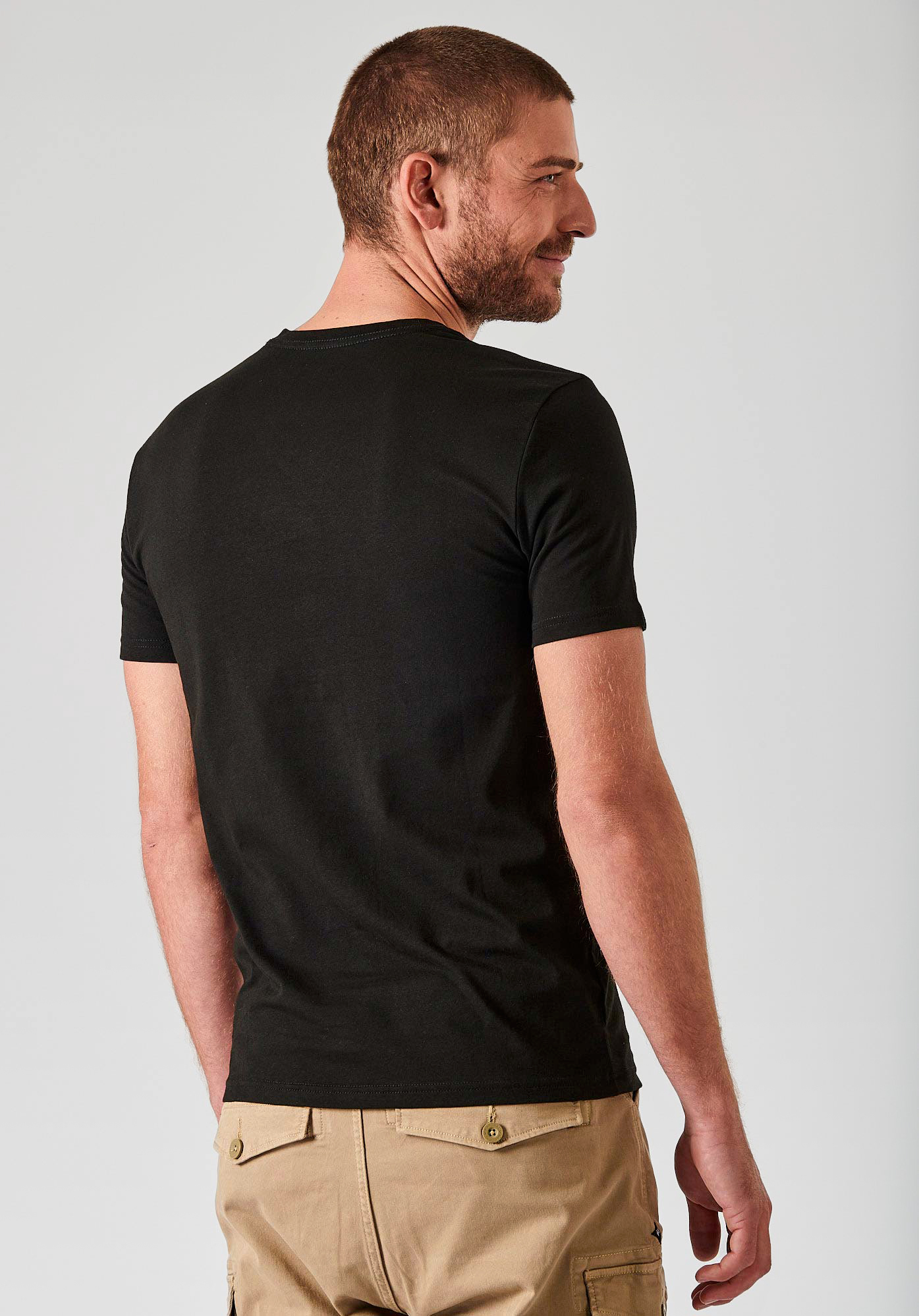 BRAD   T-shirt noir homme