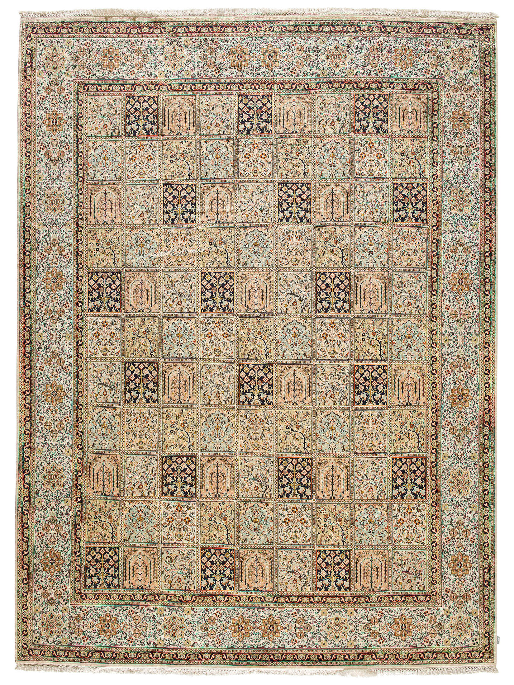 Kaschmir Seide 16/16 ca. 246 x 334 cm, Unikat / Einzelstück
