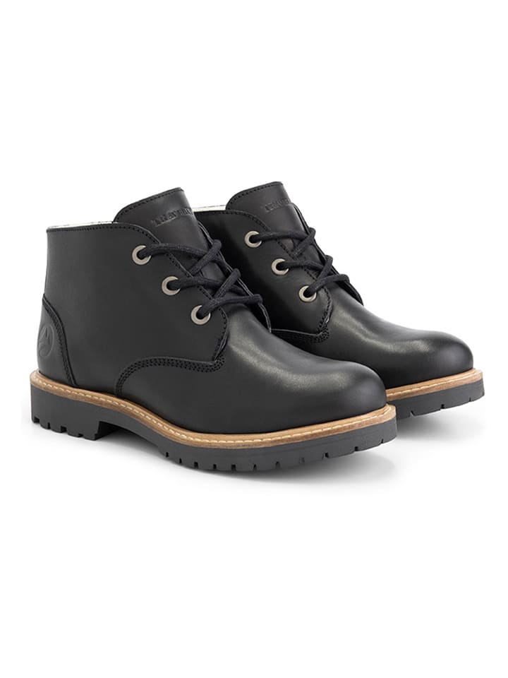 TRAVELIN' Leder-Schnürschuhe 