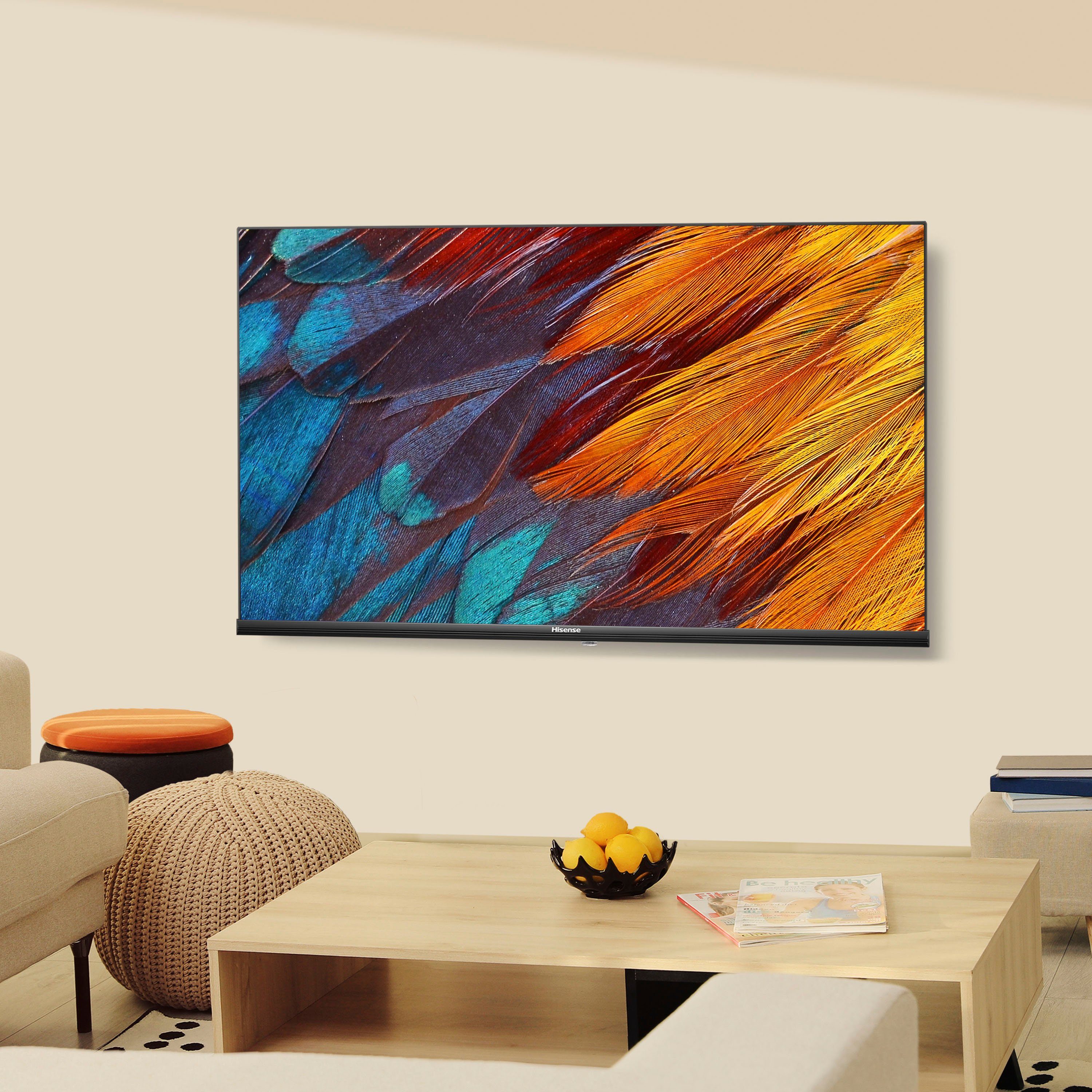 Hisense 32E41KT LED-Fernseher (80 cm/32 Zoll, HD, Smart-TV,Triple Tuner DVB-T2 / T/C / S2 / S)