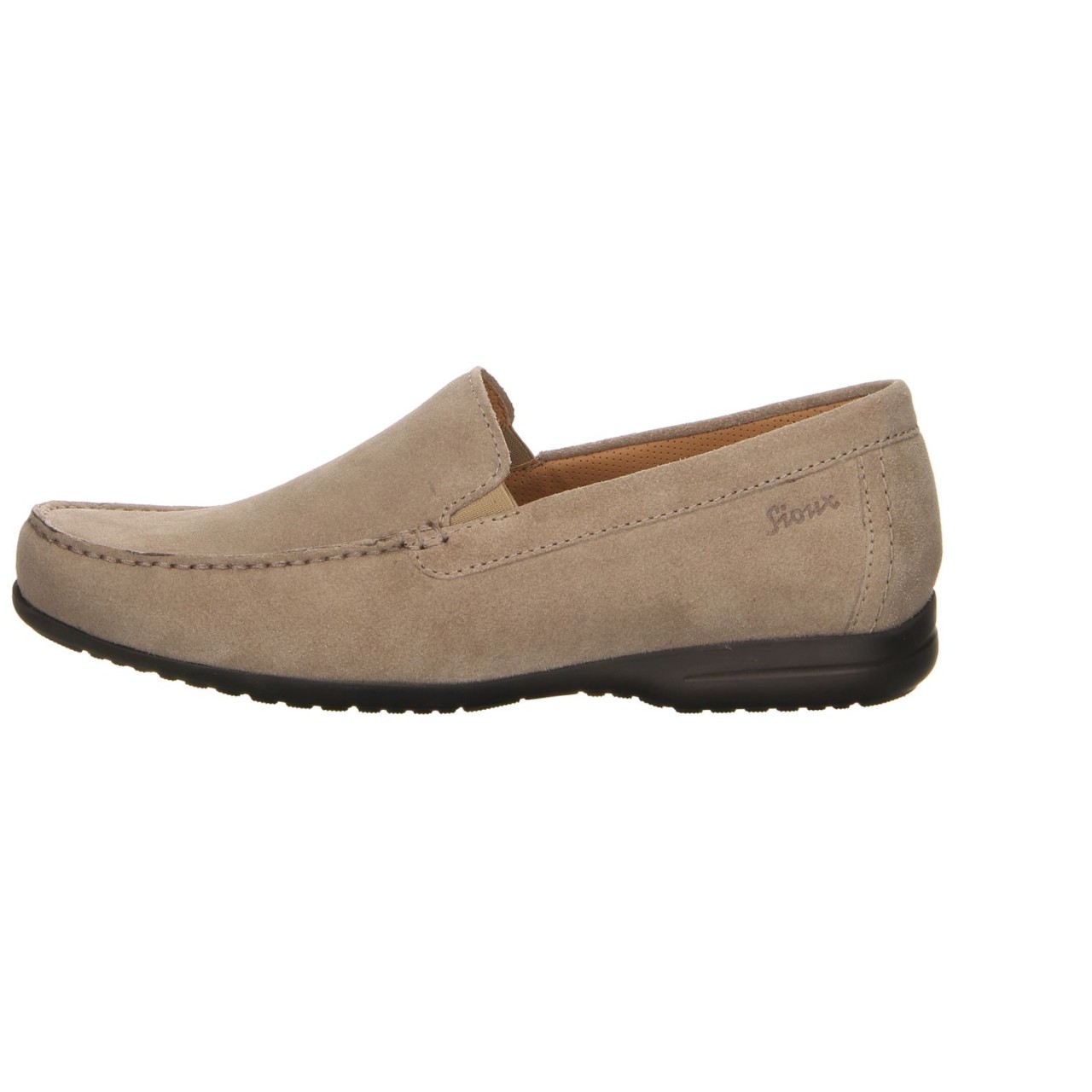 SIOUX Klassische Slipper beige
