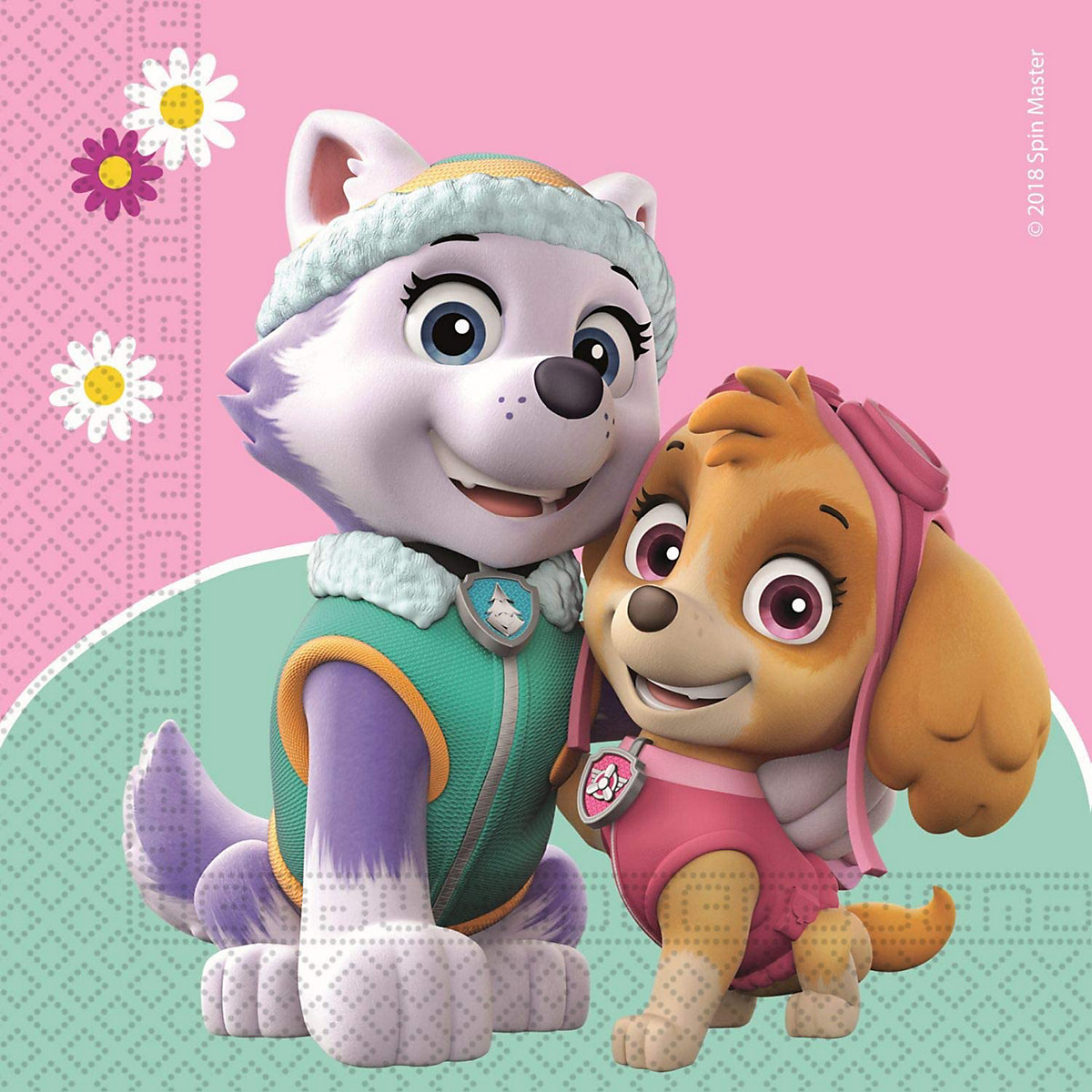 Kinderparty-Set Paw Patrol Skye - Kindergeburtstags-Set (68-teilig)