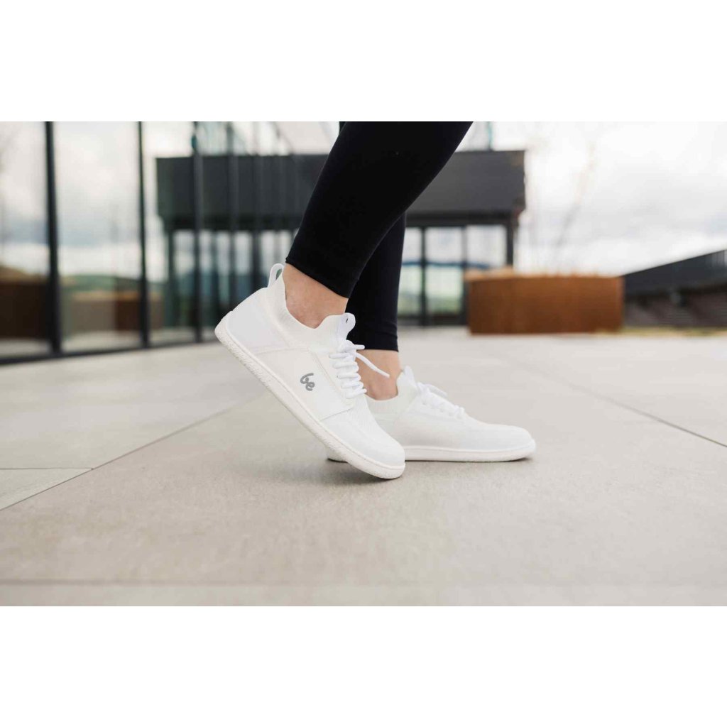 Be Lenka Swift All White Barfußschuhe