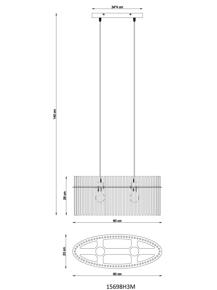 Globo lighting Hängeleuchte 