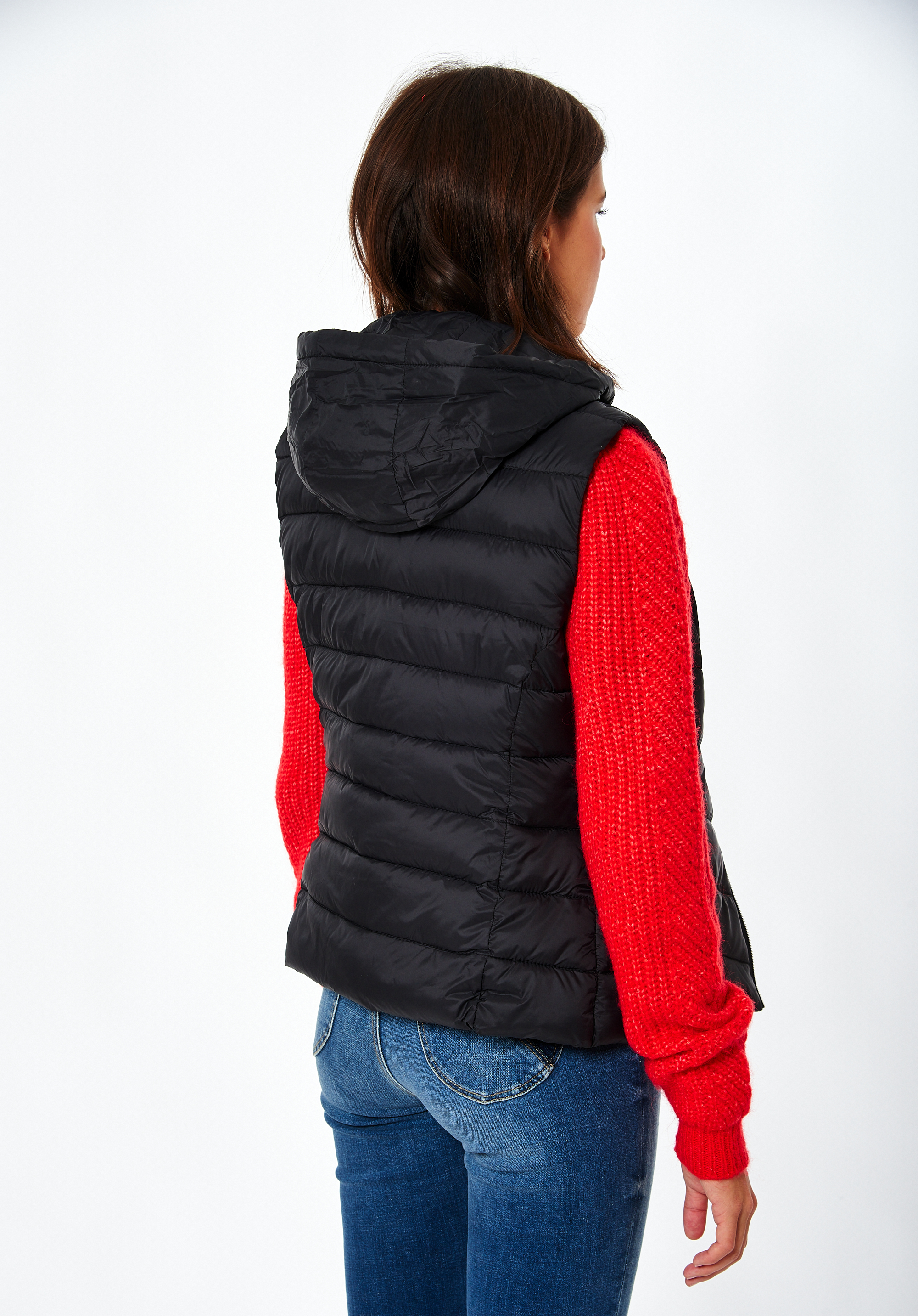 ARMA   Doudoune sans manches noires Femme