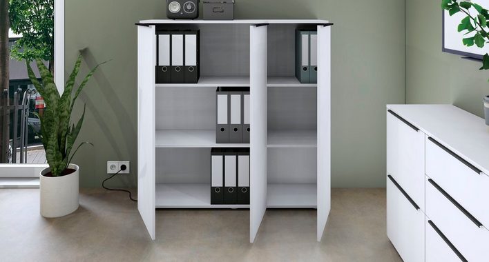 borchardt Möbel Aktenschrank Tom Breite 114 cm, Mehrzweckschrank
