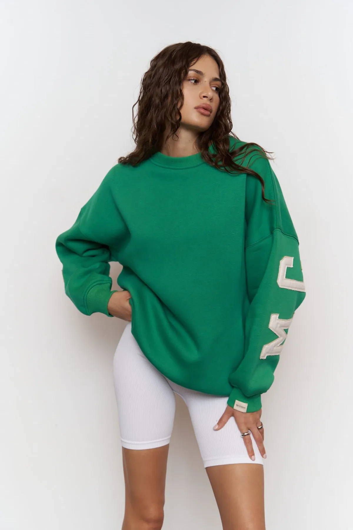 MAİ COLLECTİON  Saddle Mcllctn Benetton Oversize-Sweatshirt