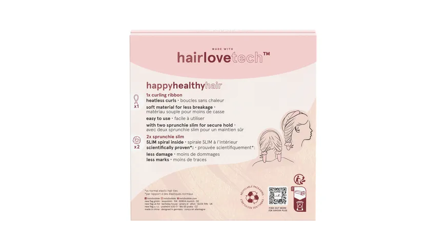 invisibobble Gift Set Handle With Curl rosa