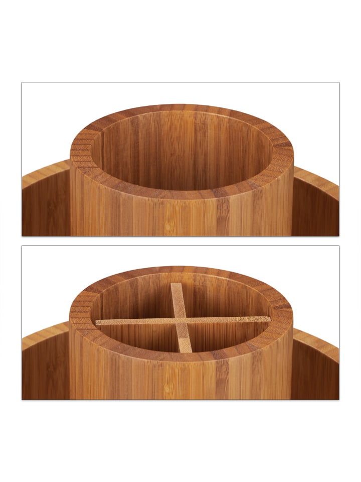 relaxdays Makeup Organizer in Natur günstig kaufen onesize