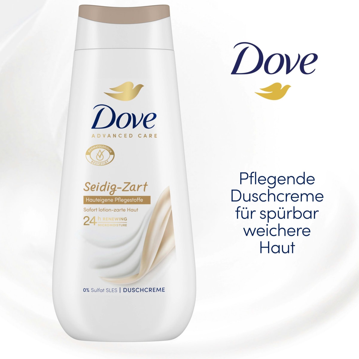 Duschcreme Advanced Care Seidig-Zart, 225 ml