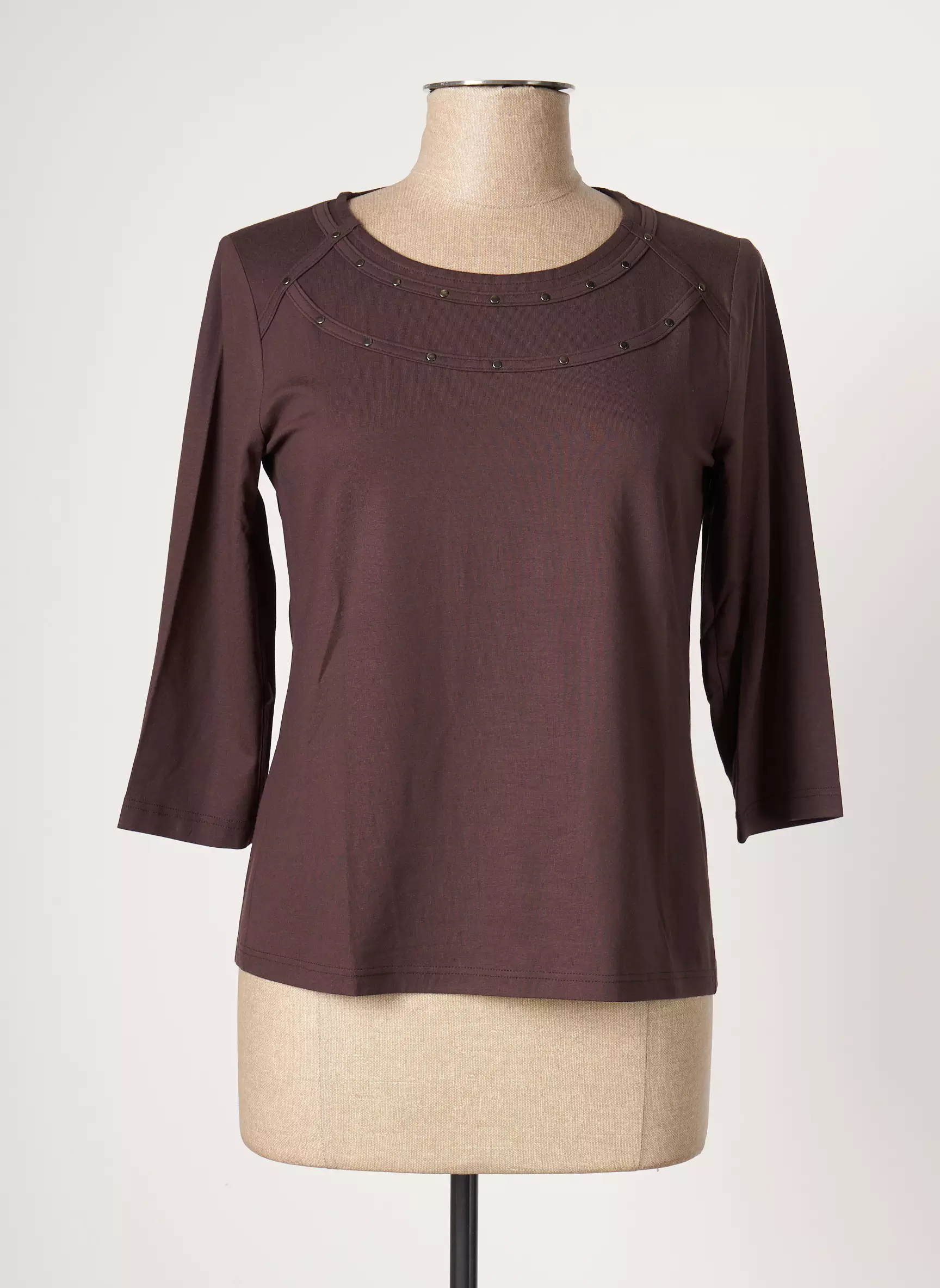Frank Walder Tshirts Femme couleur marron