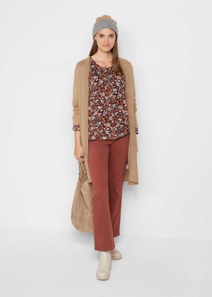 Bluse mit Gummizugbund
