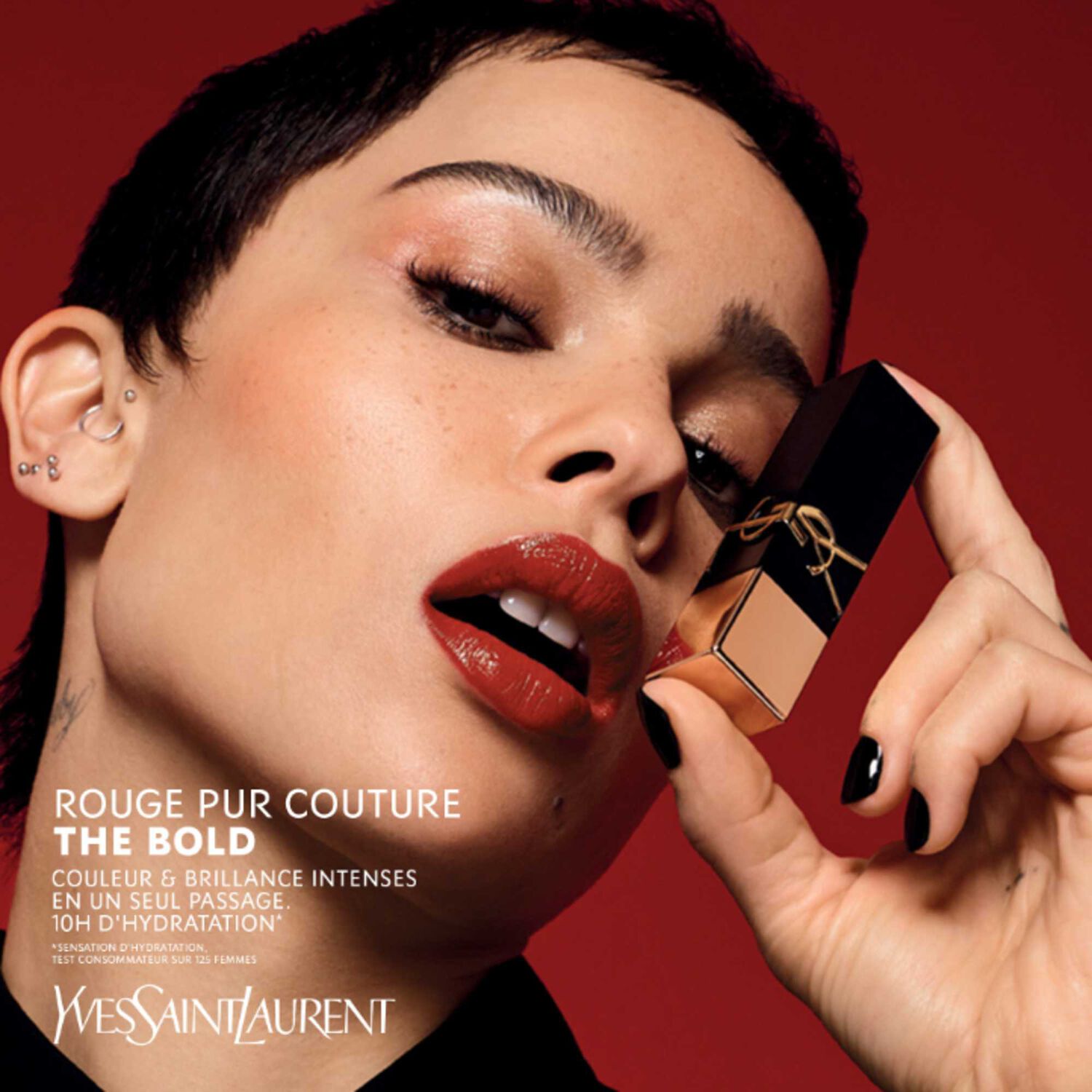 Yves St Laurent Rouge Pur Couture The Bold Rouge à Lèvres Brillant Longue Tenue