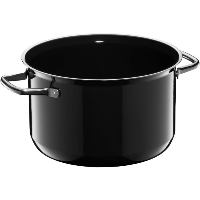 Fusiontec Compact Kochtopf mit Glasdeckel, 24 cm, Black