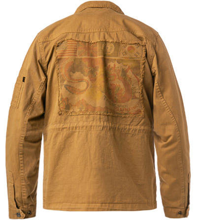 ALPHA INDUSTRIES, Fieldjacket, Baumwolle ungefüttert, khaki