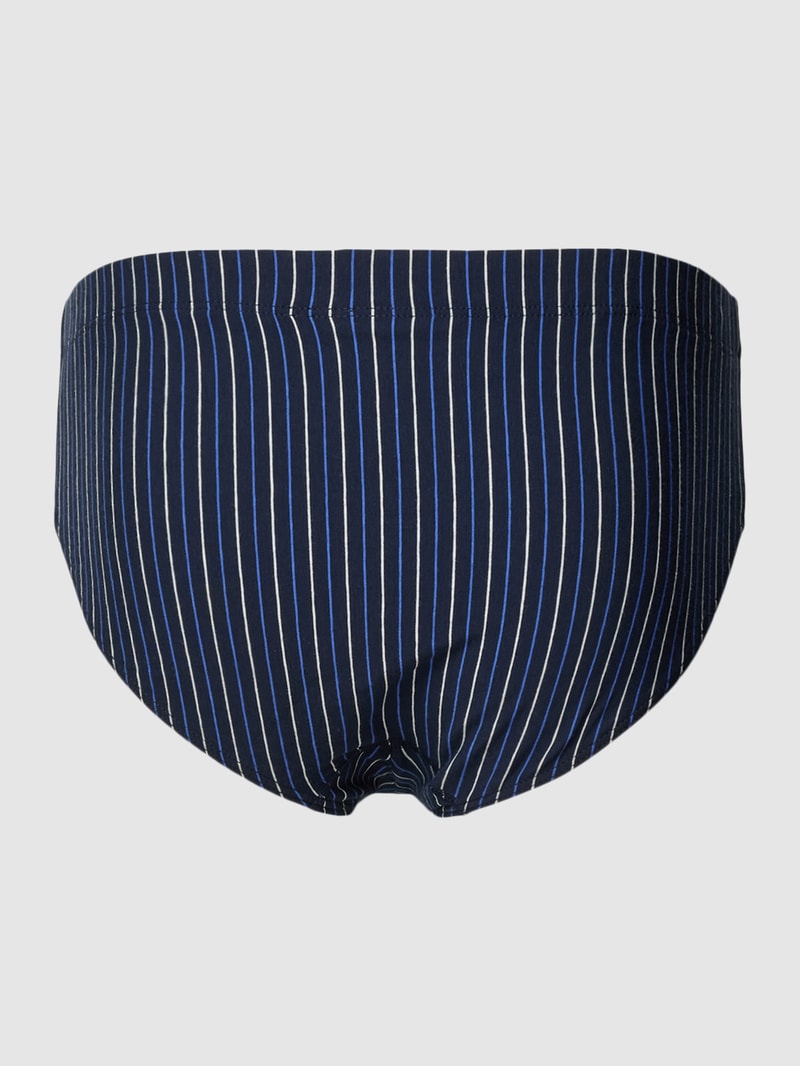 Slip mit Streifenmuster in royalblau
