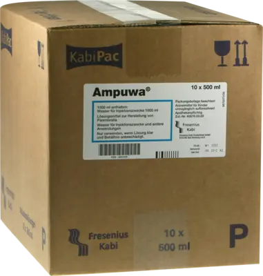 AMPUWA Plastikflasche Injektions-/Infusionslsg.  10X500 ml  Injektions-/Infusionslösung
