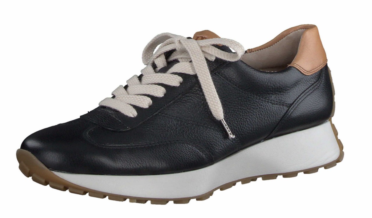 PAUL GREEN Komfort Schnürer schwarz Sneaker