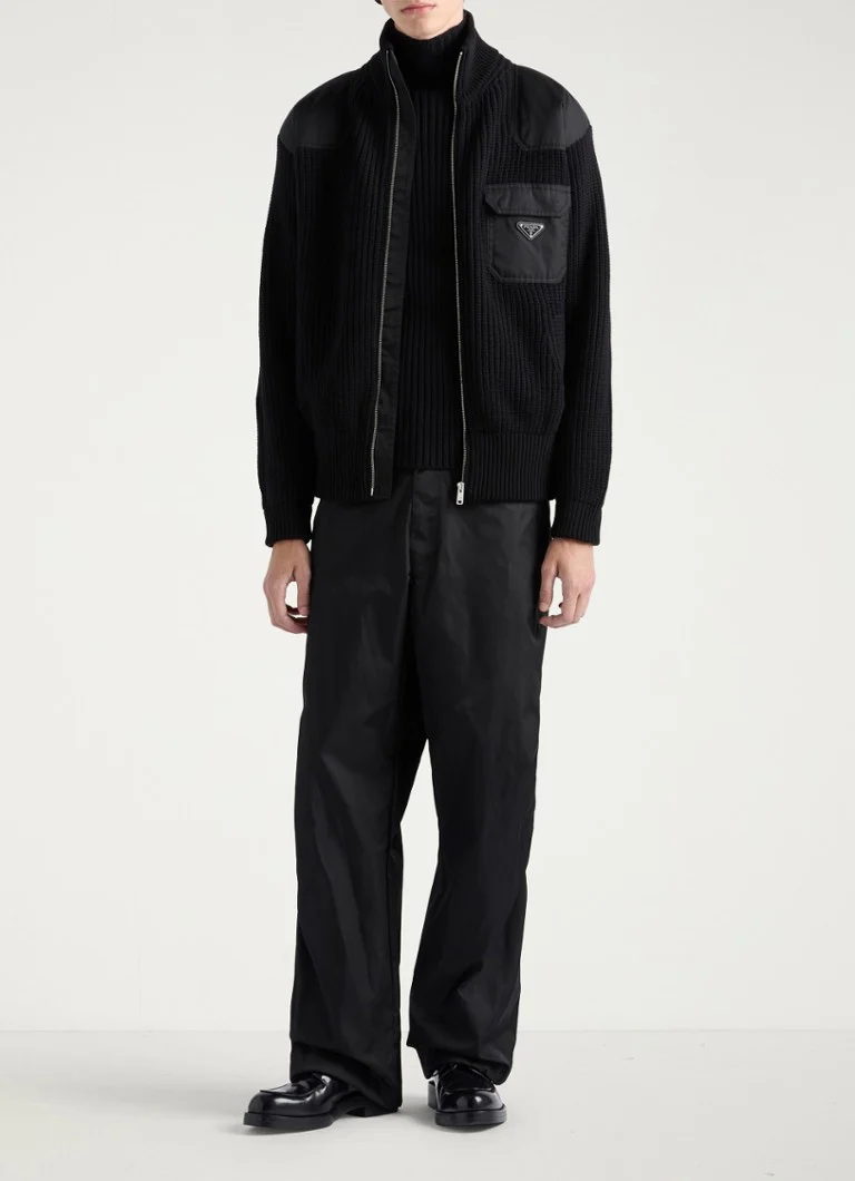 Prada Rib-knit wool turtleneck