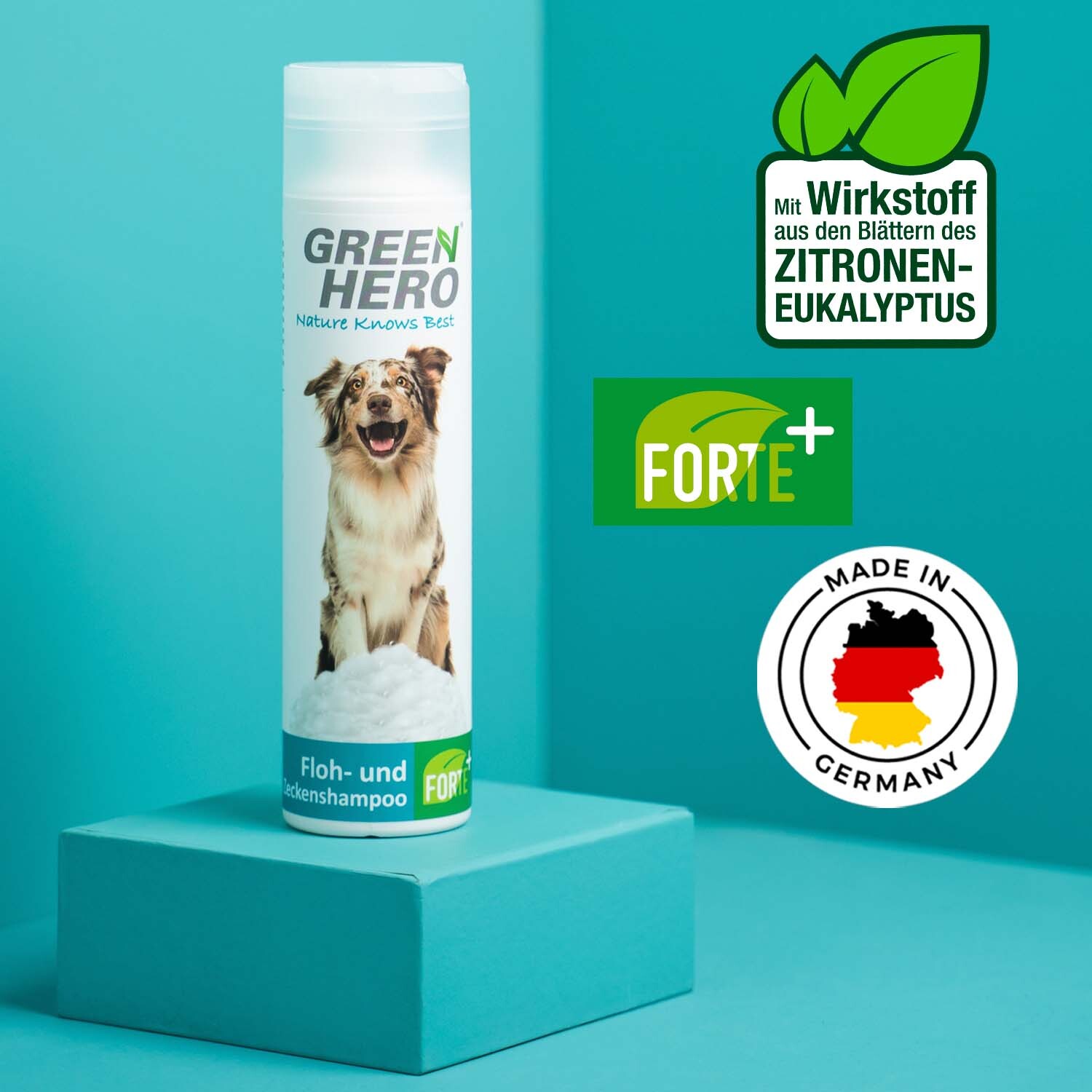 Greenhero Fellpflege Greenhero Floh- und Zeckenshampoo FORTE