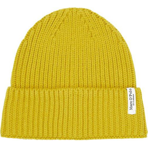 Marc O'Polo Strickmütze aus softem Schurwolle-Mix