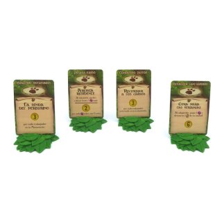 Leaf Card Holders for Everdell – 4 Pieces