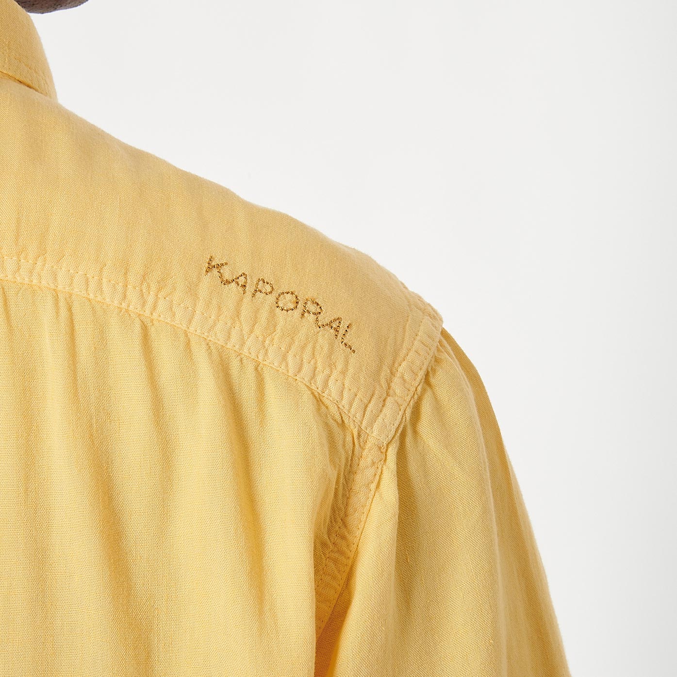 MAYO   Chemise jaune Homme