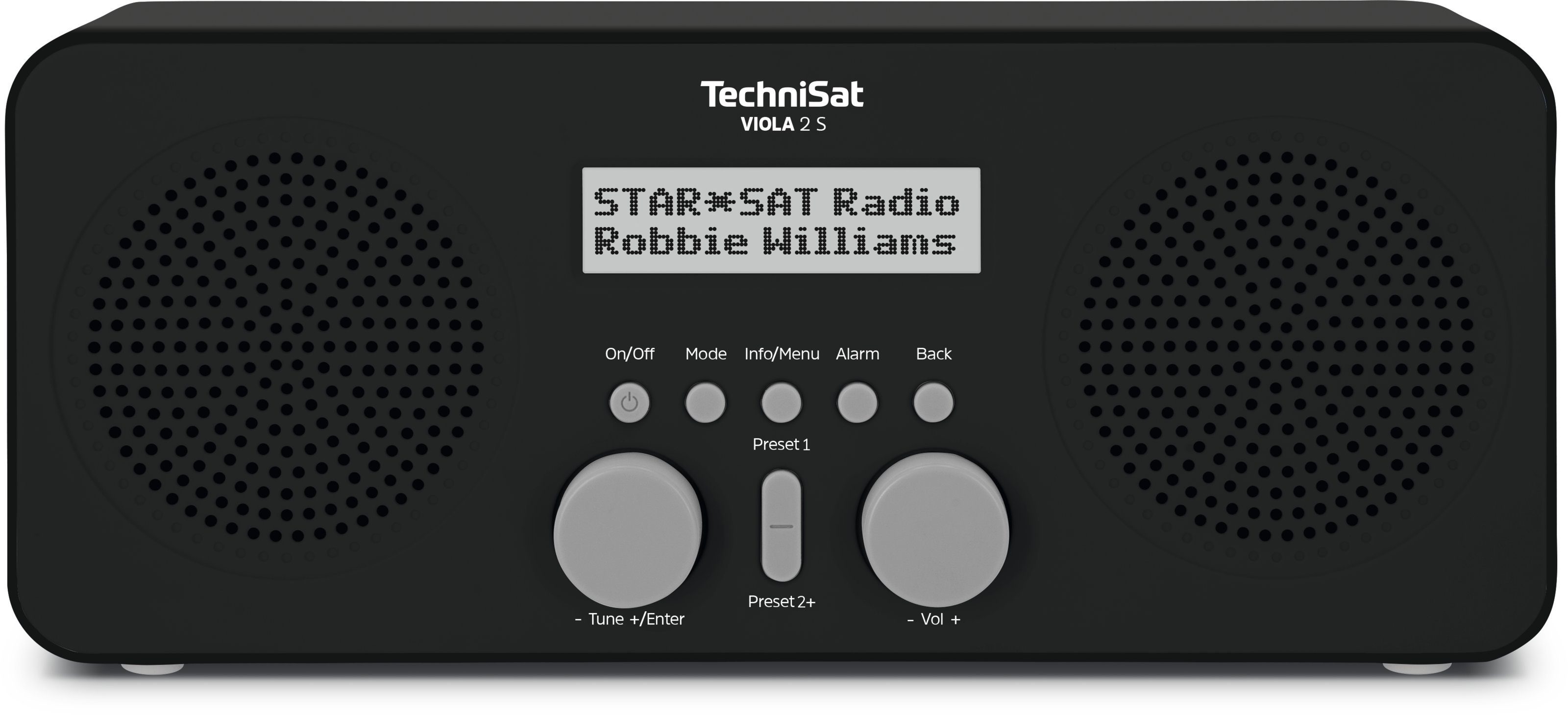TechniSat VIOLA 2 S Digitalradio (DAB) (Digitalradio (DAB), UKW, 4 W, Weck- und Sleep-Funktion, Netz- und Batteriebetrieb)