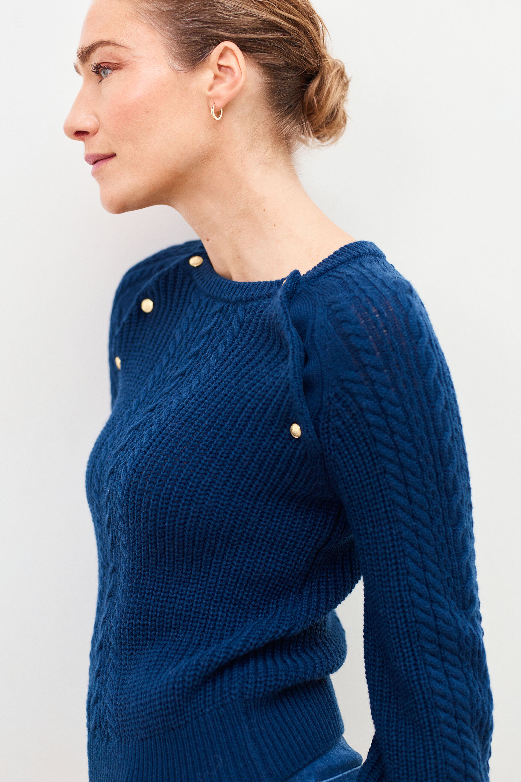 pull sailor bleu marine femme