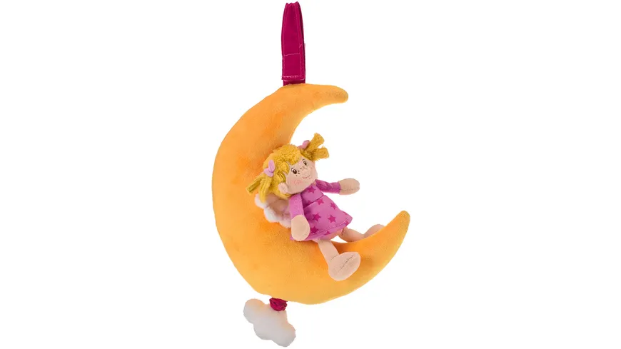 Müller - Toy Place - Spieluhr Mond mit Engel, sortiert, 23 cm