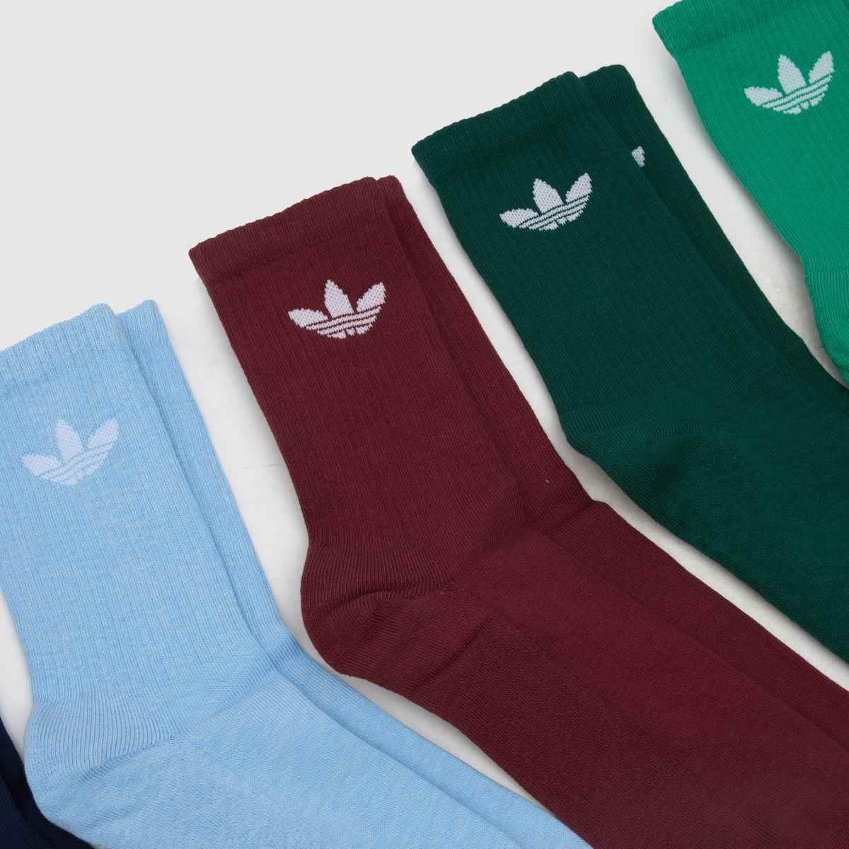 adidas multi originals crew strumpor 6-pack