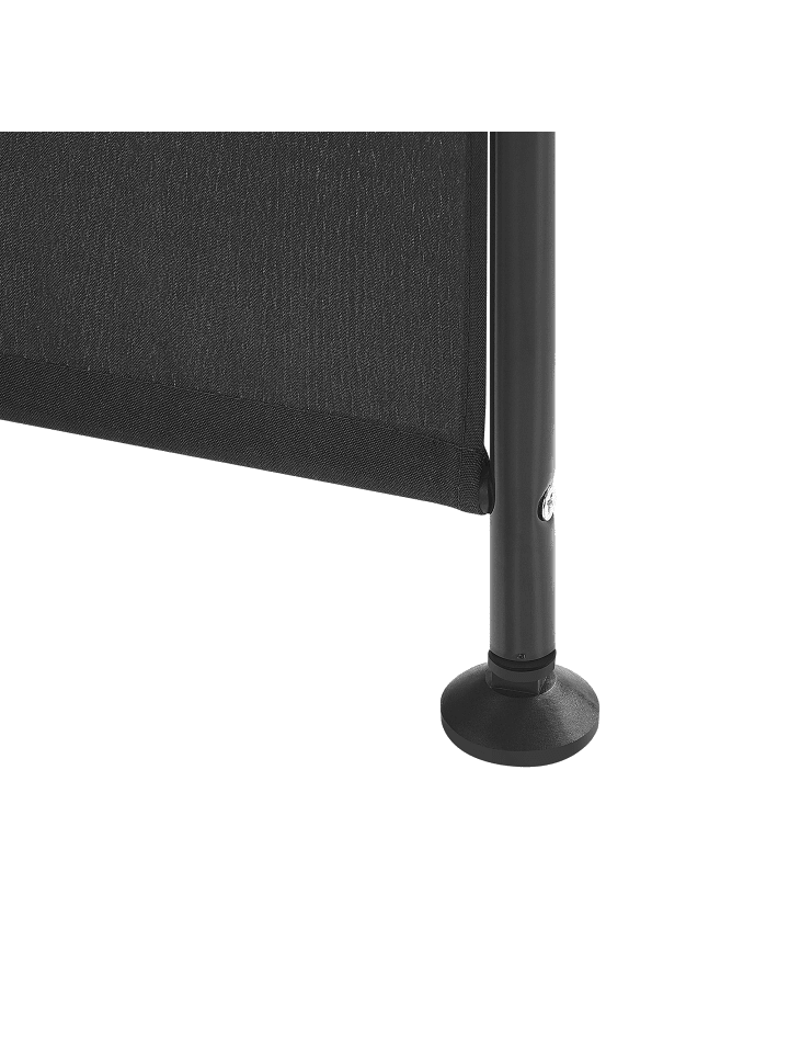 Beliani Paravent NARNI in Schwarz - (W) 161 x (H) 170 x (L) 2 cm günstig kaufen onesize
