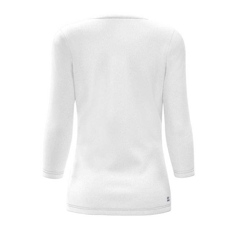 BIDI BADU Crew V-Neck Longsleeve Tennisshirt Damen