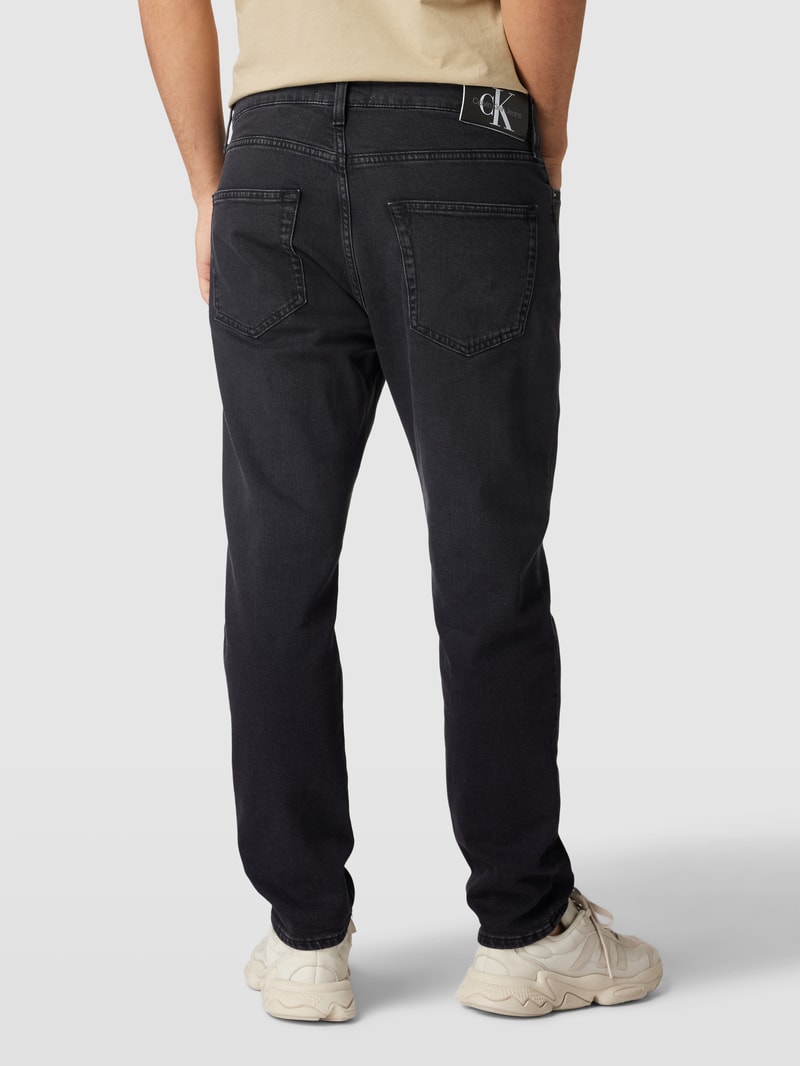 Loose Fit Jeans im 5-Pocket-Design Modell 'DAD JEAN' in schwarz