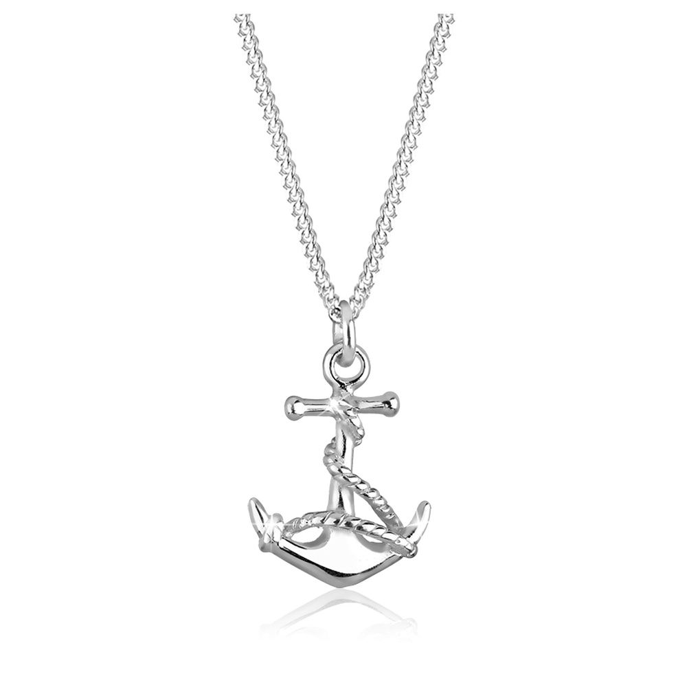 Elli Elli by Julie & Grace Collier Femme Ancre Mer Mer Collier Femme Argent (925/1000) collier