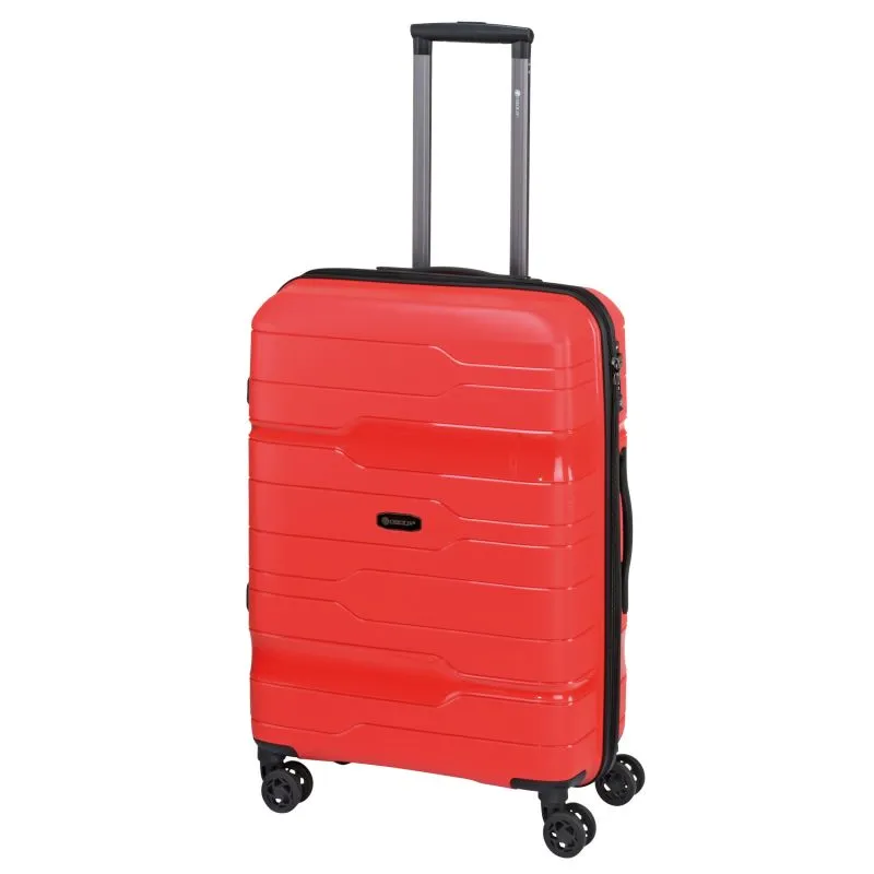 Check.IN 3-tlg. Kofferset MEMPHIS mit 4 Rollen - rot