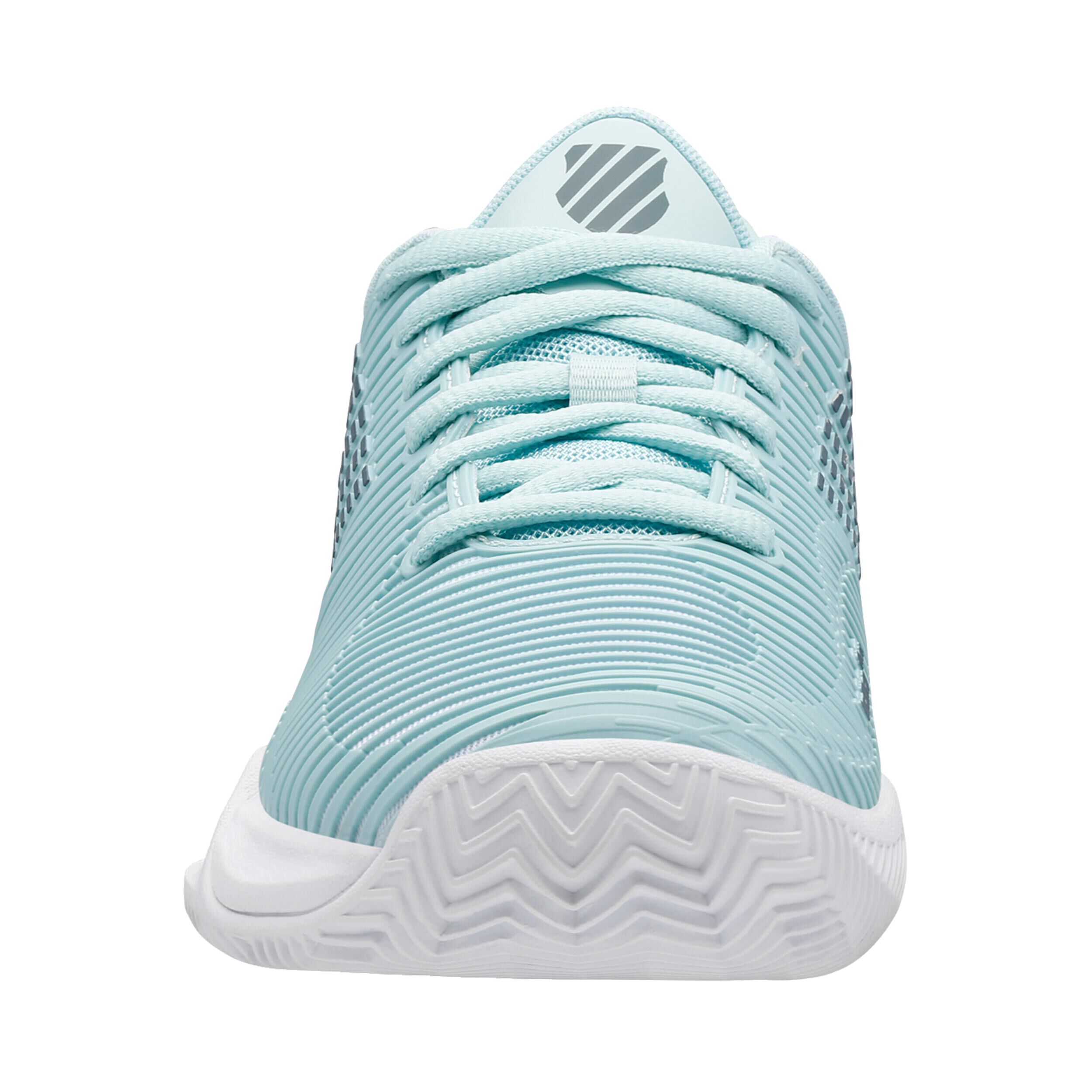 Hypercourt Supreme Sandplatzschuh Damen - Hellblau, Weiß