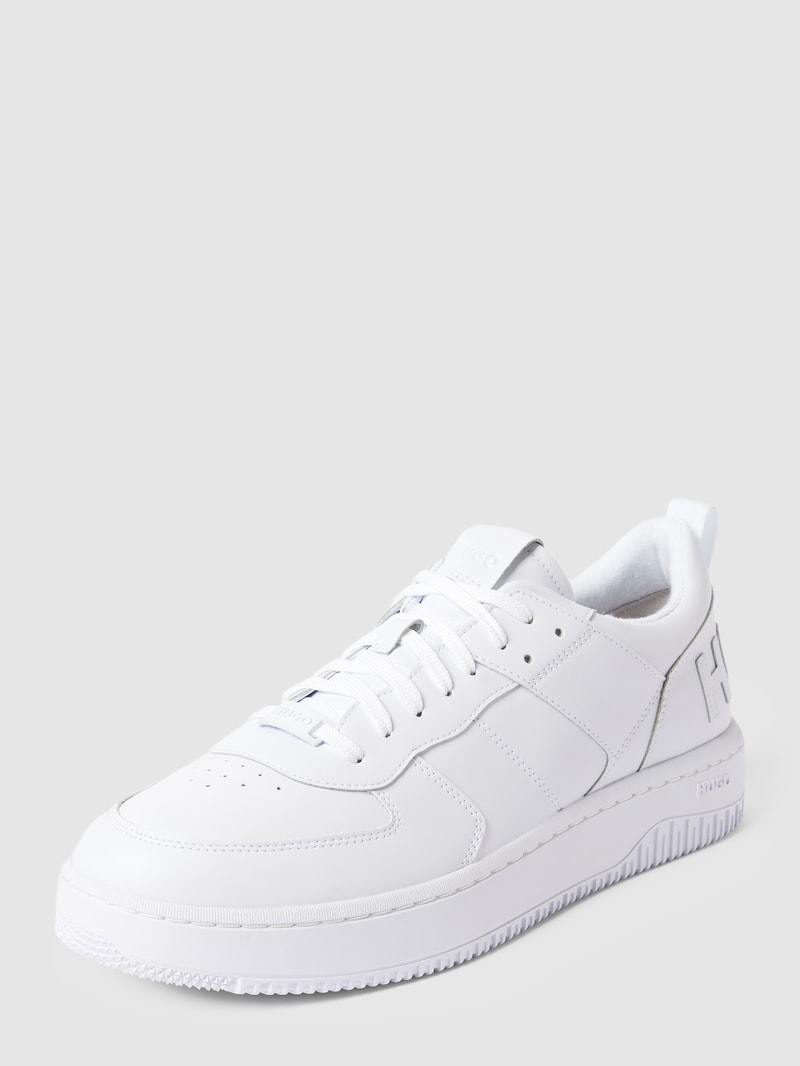 Sneaker mit Label-Details Modell 'Kilian' in weiß