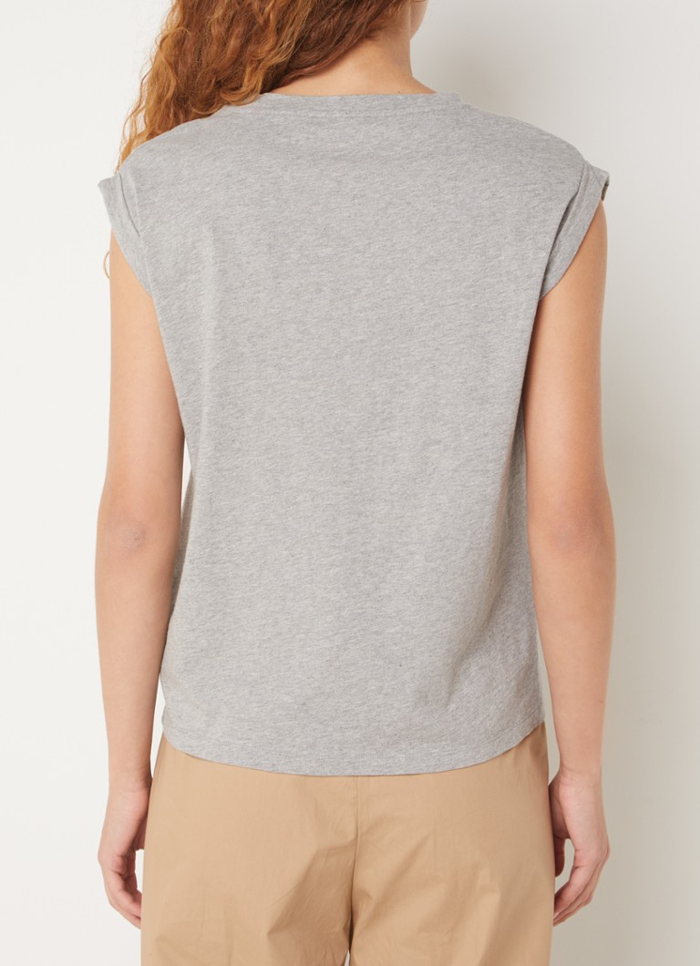 by-bar Thelma organic cotton T-shirt with lurex