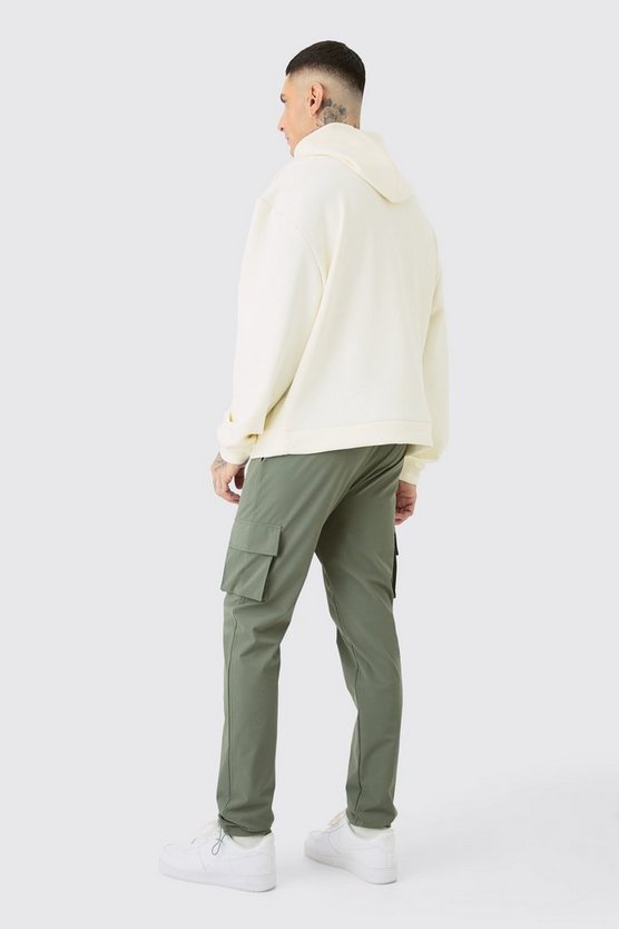 Tall elastische Skinny Stretch Cargo-Hose