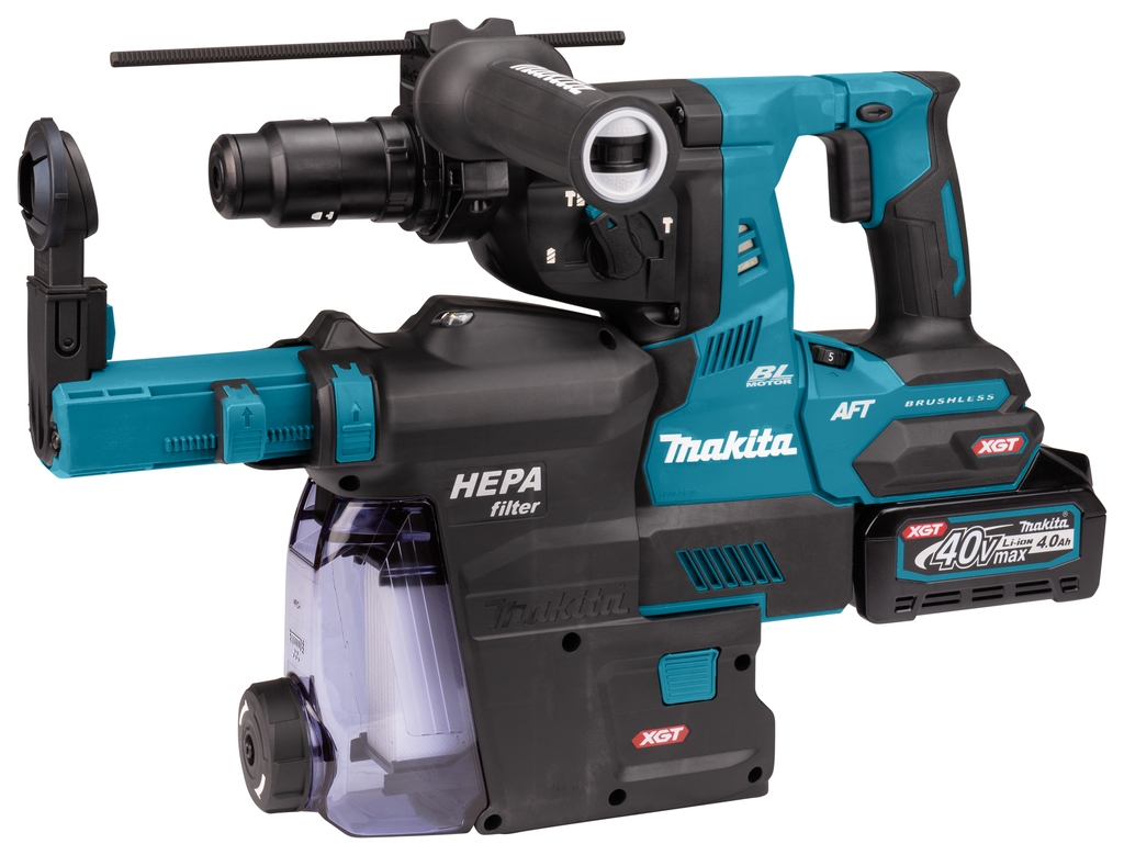 Makita HR002GM204 Kombinovani čekić SDS-Plus 40V Max 4.0Ah Li-Ion sa usisavanjem prašine