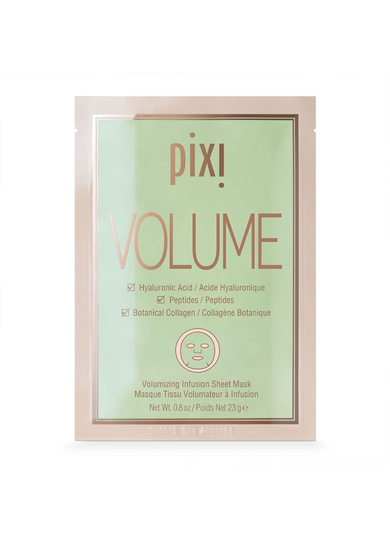 Pixi Mini Volumizing Infusion Sheet Mask - mini sejas maskas, 3 gab. iepakojumā
