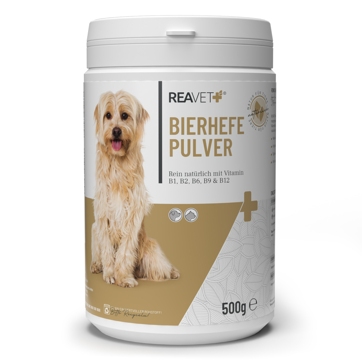 REAVET Ergänzungsfutter & Aufzucht REAVET Bierhefe Pulver 500g