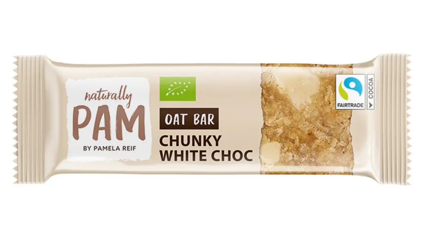 naturally PAM Bio Riegel Oat Bar Chunky White Choc 40 g