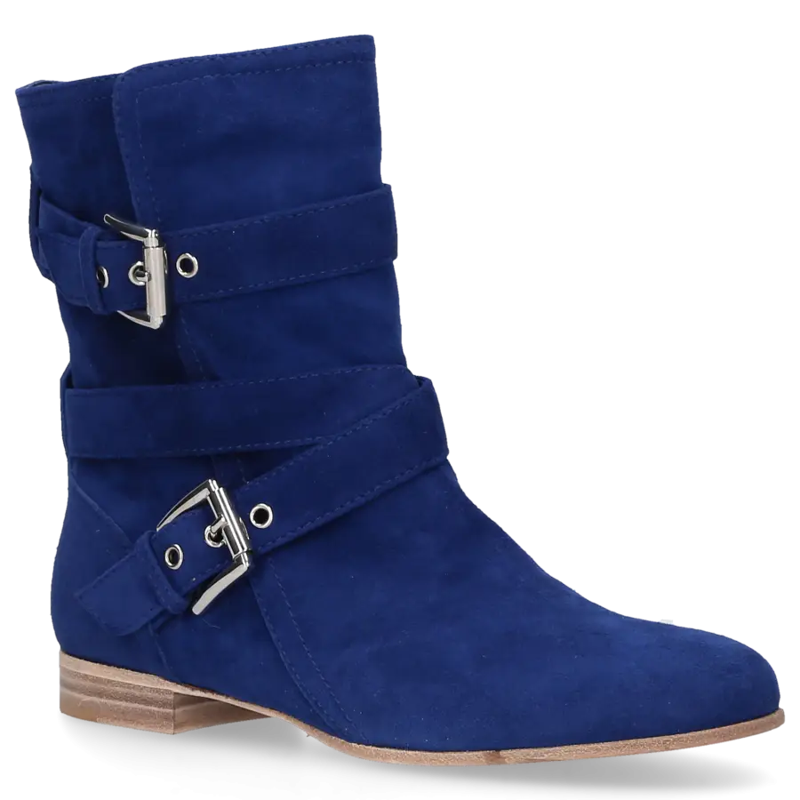 Gianvito Rossi - Stiefeletten G70005 Veloursleder - blau