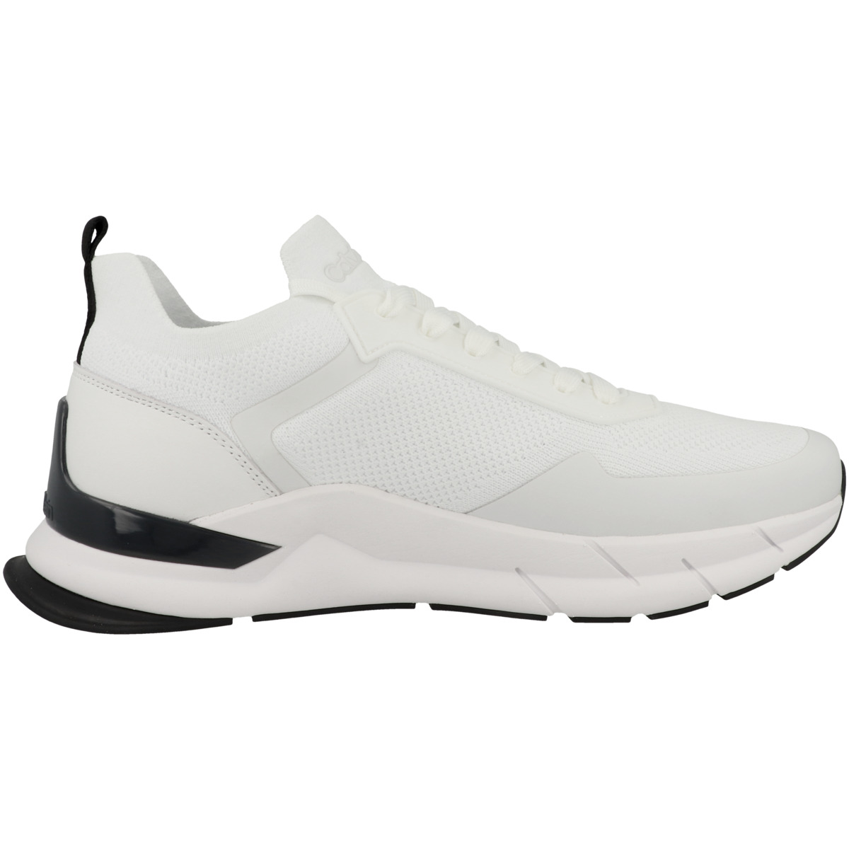 Calvin Klein Low Top Lace Up Mix Sneaker Low weiss