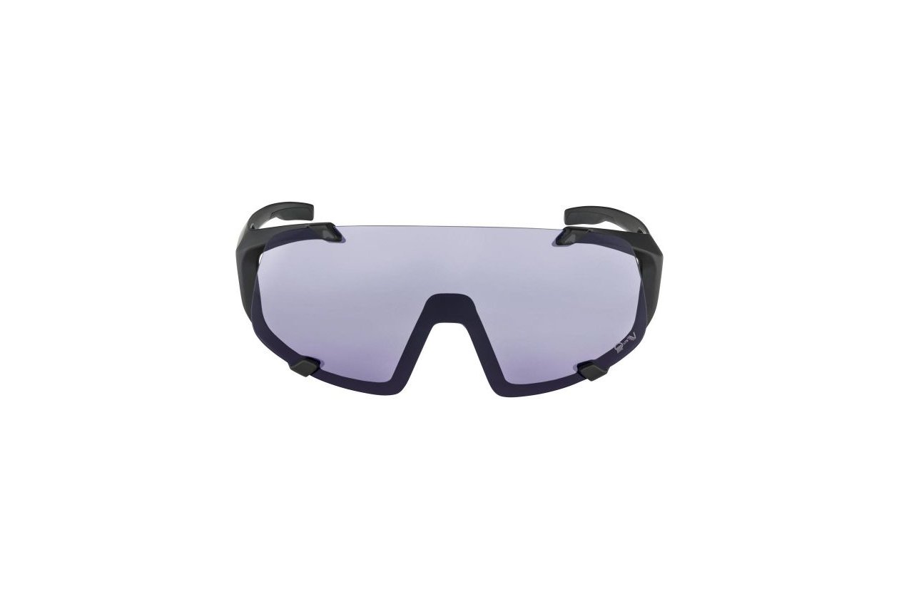 Alpina Hawkeye Q-Lite V black matt / purple mirror lens