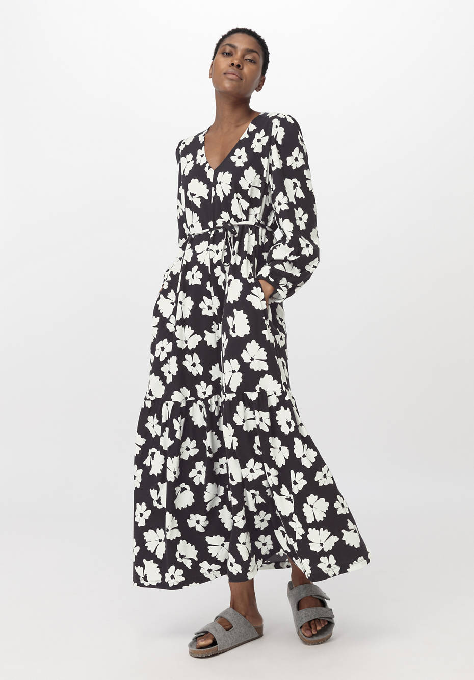 Midi-Kleid aus reiner Bio-Baumwolle